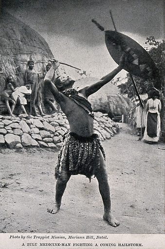 Zulu medicine man. Source: Welcomecollection.org.
