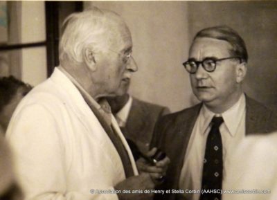 Henri Corbin and C. G. Jung at Eranos, August 1950. © Association des Amis de Stella et Henry Corbin.