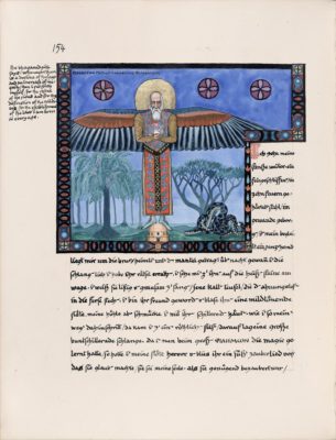 Philemon, Jung’s guide in his visionary experiences. Jung’s Liber novus; Liber secundus, page 154. Reproduced by permission © 2009 Foundation of the Works of C. G. Jung, Zürich. First published by W.W. Norton & Co.