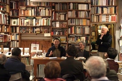 1/2 - DANIÉLOU'S BOOKS PRESENTED AT THE ASEQ BOOKSHOP in Rome (credits: Mario D'Angelo)