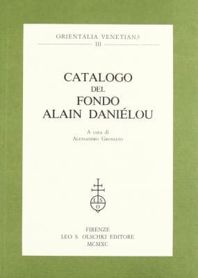 1/2 - Catalogo del fondo Alain Daniélou