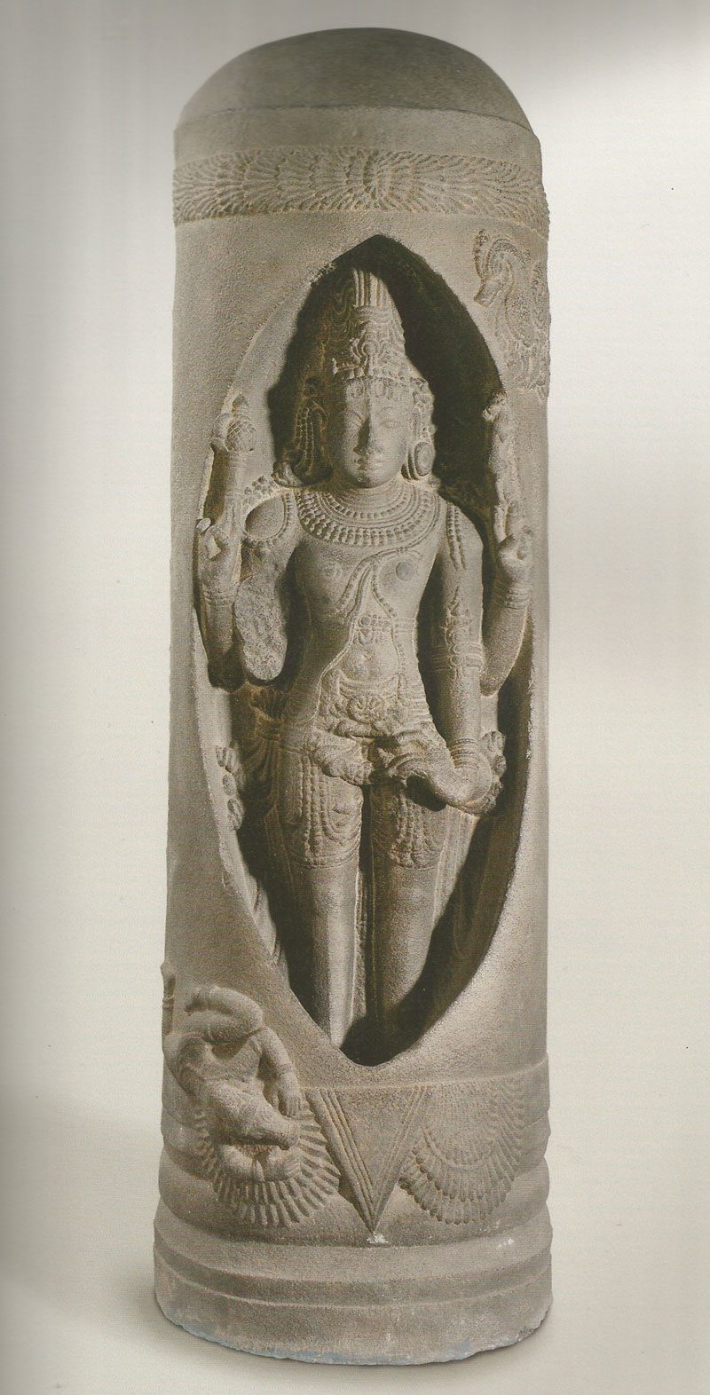 Lingodbhavamurti, Shiva emerges out of the linga