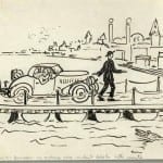 85/103 - Drawings from the tour round the world in 1936