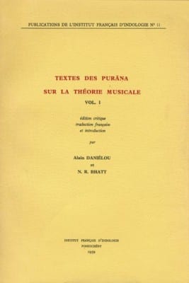 Textes des Purâna sur la théorie musicale - Institut Français d’Indologie