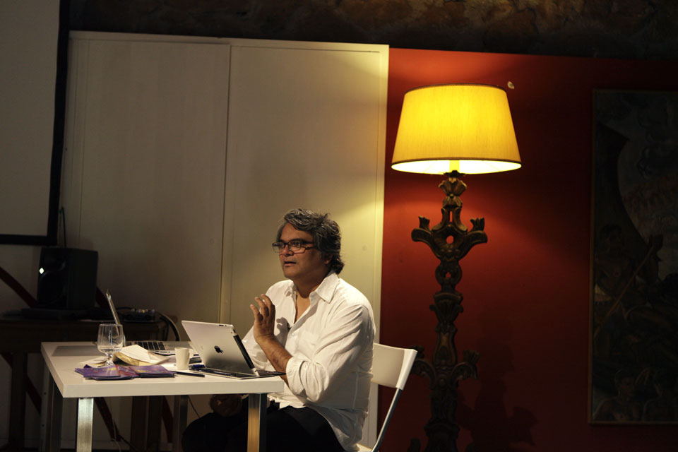 Shuddhabrata Sengupta: workshop at the Alain Daniélou Foundation, June 2015